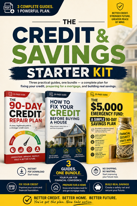 The Credit & Savings Starter Kit