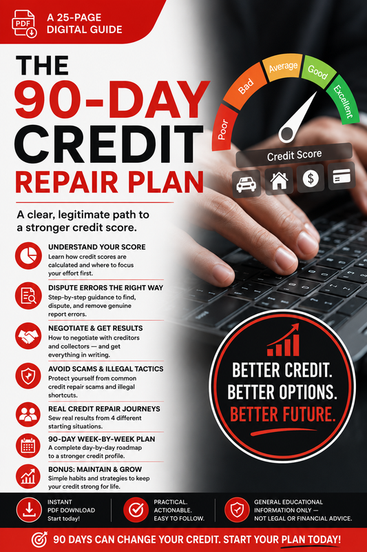 The 90-Day Credit Repair Plan