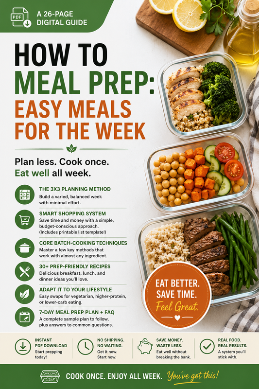 How to Meal Prep: Easy Meals for the Week