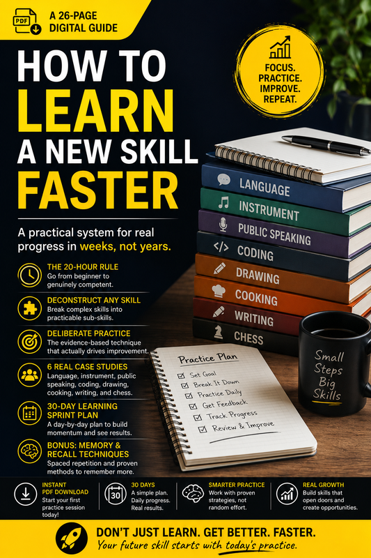 How to Learn a New Skill Faster